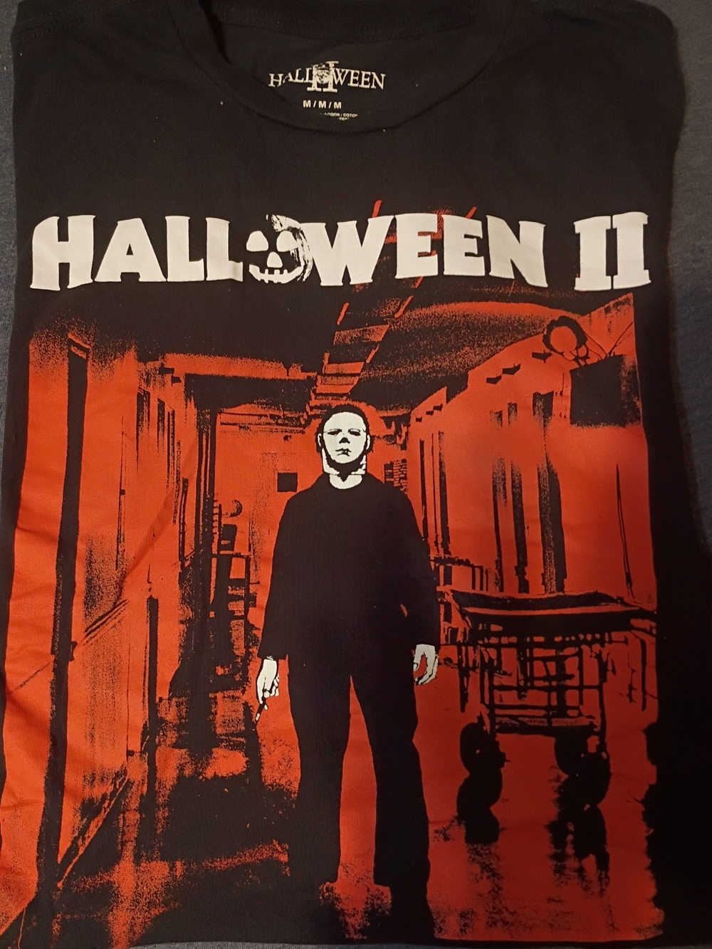 Halloween II Adult Graphic Tee Size Medium